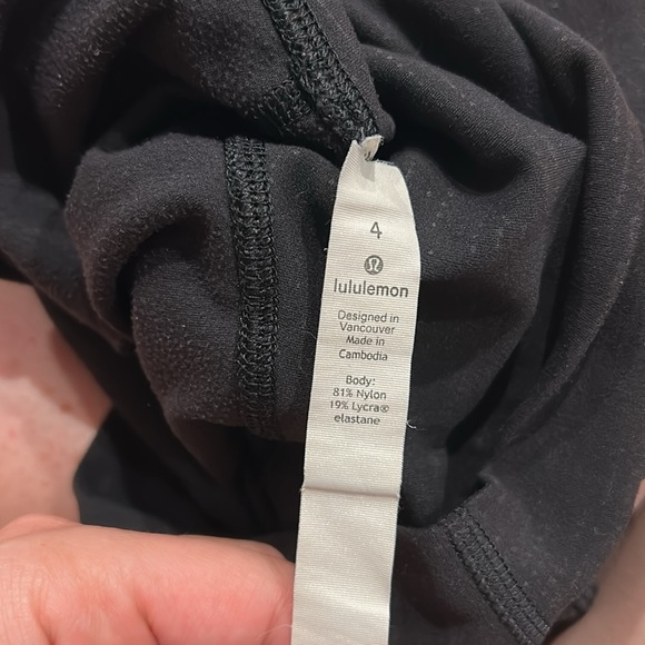 Lululemon align Black Leggings Size 4 - Picture 5 of 6